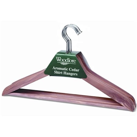 Woodlore Basic Hanger With Bar, 10PK 84208
