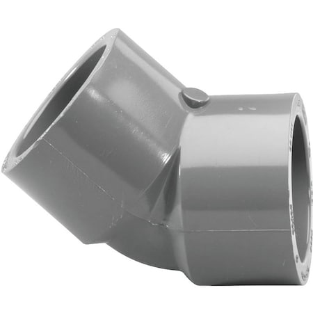Genova LASCO 817015BC Pipe Elbow, 112 in, Slip, 45 deg Angle, PVC, SCH 80 Schedule 817015-BC