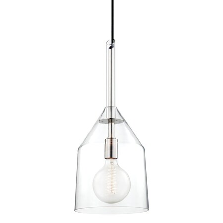 Mitzi Sloan 1 Light Pendant 9.5 In. Polished Nickel H252701L-PN