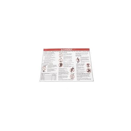 Genie REPLACEMENT DECAL DANGER-GENERAL SAFETY 114011