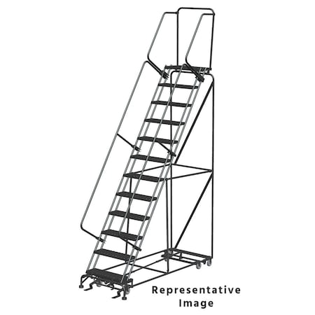 Ballymore Rolling Ladder, Steel, 120 in.H PIP-12-R