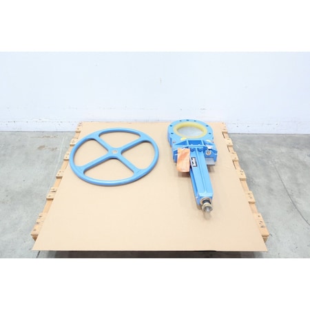 Newcon MANUAL IRON FLANGED KNIFE GATE VALVE 8IN 150 KGV