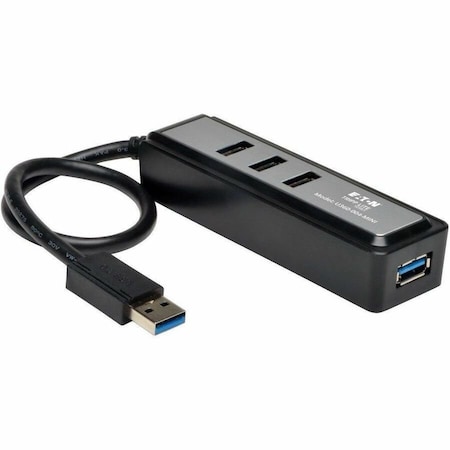 Eaton Tripp Lite Series 4-Port Portable USB 3.x 5Gbps Hub U360-004-MINI