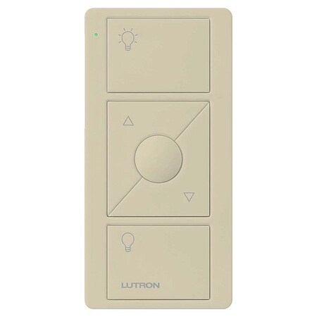 Lutron Wireless Remote Control, 3 Buttons, Ivory PJ2-3BRL-GIV-L01