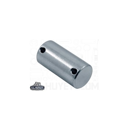 Huyett Drilled Headless Pin, Zn Plt Med Carbon Steel, 1 Dia x 2 Overall L x 1.391 Eff L x .203 Hole Dia HLP-1000-1390