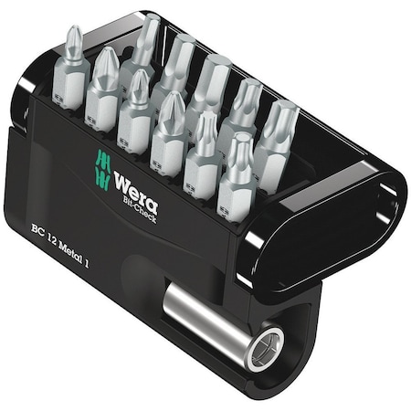 Wera Bit-Check 12 Metal 1, 12 pieces 5057424001