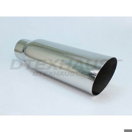 Different Trends 4.00INX18.00IN PENCIL ROLL SLANT & SLANT DIESEL EXHAUST TIPS 4.00IN ID Q9-406018SL
