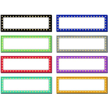 Teacher Created Resources Marquee Labels Magnetic Accents, 20PK 77284