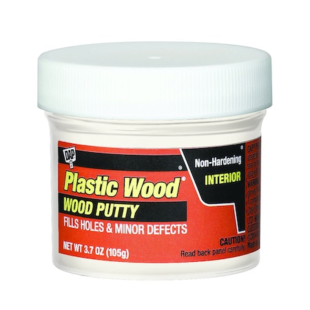 Dap Plastic Wood Wood Putty, PK6 3.7 oz Size, White 7079821245