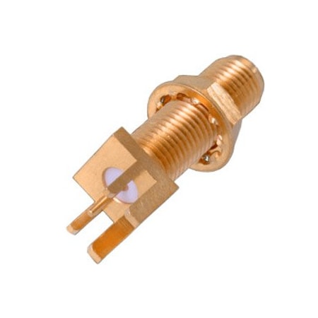 Johnson SMA Jack End Launch Bulkhead Round Contact 142-0711-811