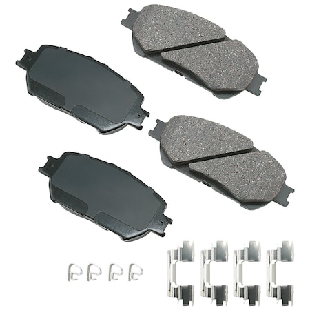Akebono Proact Disk Pad, Act908A ACT908A