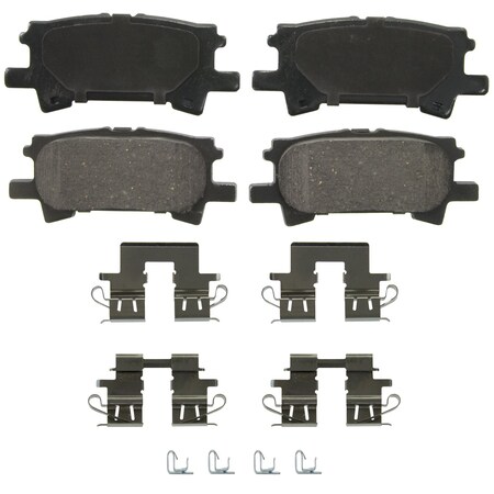Wagner Brake QuickStop Rear Disc Brake Pad Set Ceramic,  ZD996