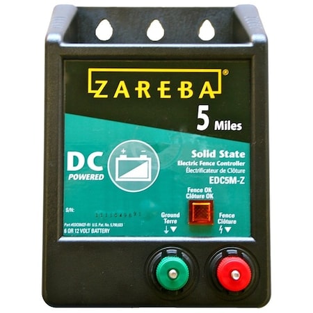 Zareba Solid State Charger, 0.25 J Output Energy EDC5M-Z/B5