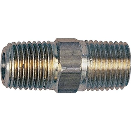 Tru-Flate Air Line Coupling, 14 in, MNPT, Brass 21-505