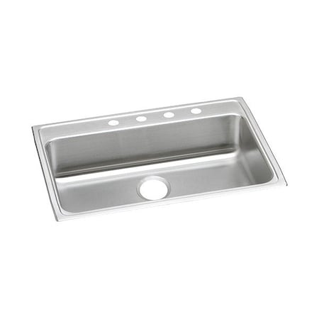 Just Manufacturing Bowl Drop-In Sink, 31"x22"x4.5", Gray SLADA2231A454-J