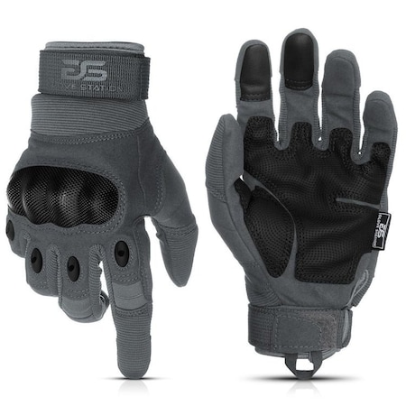 Glove Station Touchscreen, Hard Knuckle Protection, Durable, Grey 2XL GS-TACHK258-GY-2XL