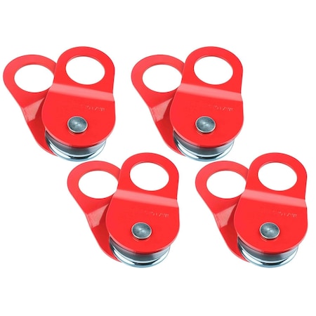 Mytee Products Recovery Winch 10 Ton Snatch Block, 22,000 lbs Capacity, Off Roading, Hauling, 4PK R-Winch10Tx4