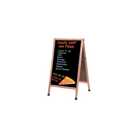 Specialty Store Services Oak A Frame Chalkboard Sidewalk Sign 90306B