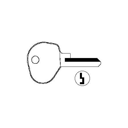 Ilco Unican SAAB, Volvo Key Blank NE6 V80P