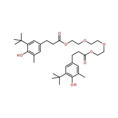 Ak Scientific Triethylene glycol bis(3-tert-butyl-4-hydroxy-5-methylphenyl)propionate (100g), CAS 36443-68-2 O831-100g