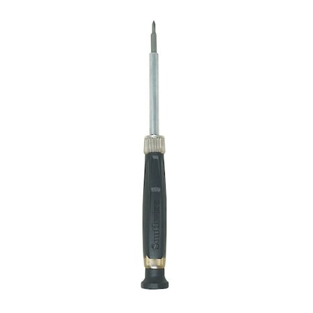 Southwire 4-In-1 Precision Screwdriver, Phillips, Slotted Drive, 6-1/2 in OAL, Cushion Grip Handle SD4N1P