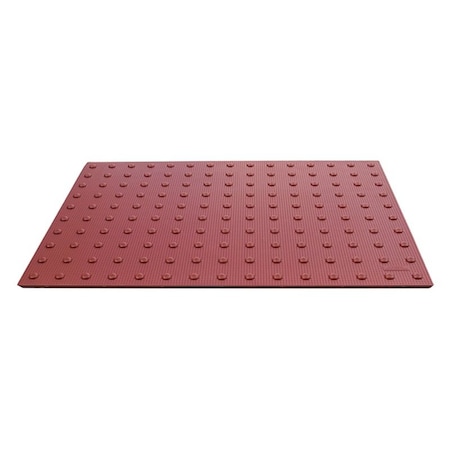 Ada Solutions ADA Cast-In-Place Replaceable Truncated Dome 2' x 4' Brick Red 2448NV8REPBR