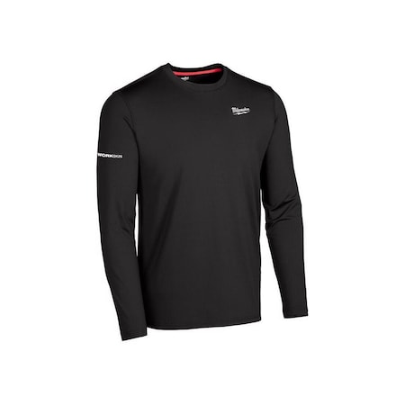 Milwaukee Hand Trucks Tee Shirt Workskin M Long Sleeve Men's Crew Neck Gray Midweight Base Layer Gray 403B-M