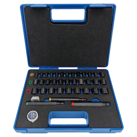 Hhip 36 Piece 1/2-1 in X 64ths Deluxe Transfer Punch Set 8600-0060