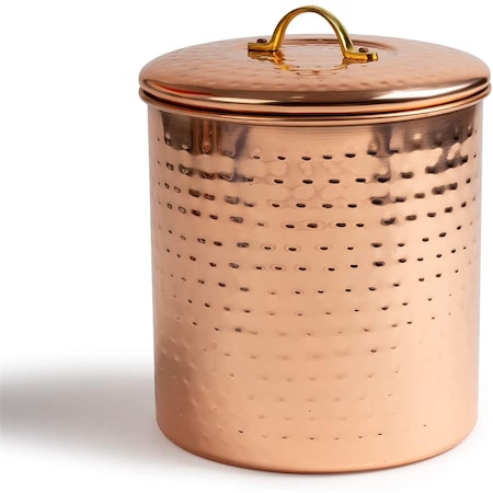 Nu Steel 1 qt. Hammered Copper Canister TG-843C-1