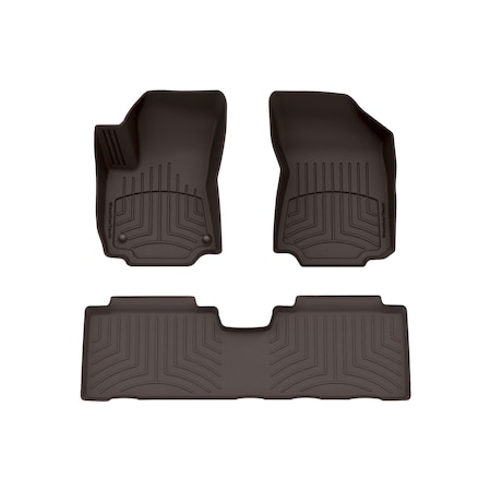 Weathertech Cocoa, Front and Rear FloorLiner HP 4712341-4711762IM