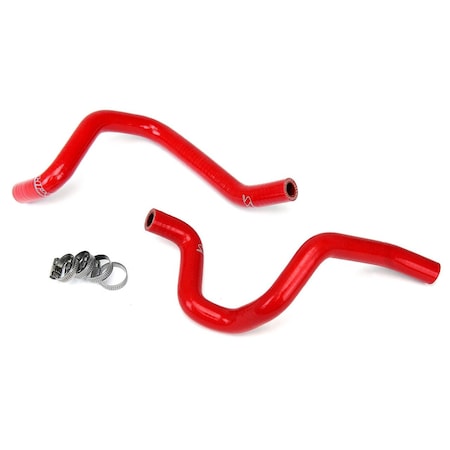 Hps Performance High Temp Reinforced Silicone Heater Coolant Hose Kit, Red,  57-1804-RED