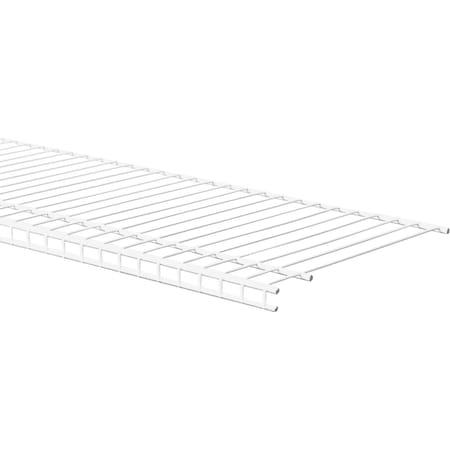 Closetmaid SuperSlide 8 ' W.x12''D. Ventilated Closet Shelf Wht 471800