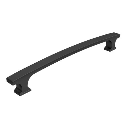 Richelieu 12-inch (305 mm) Center to Center Matte Black Transitional Cabinet Pull BP525412900