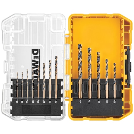 Dewalt 13-Pc. Black Oxide Drill Bit Set DW1163
