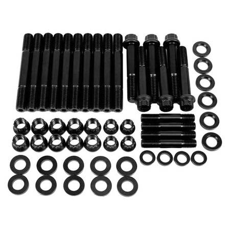 Arp 234-5801 4-Bolt Black Main Stud Kit fro Chevy Small Block 1st Generation ARP234-5801