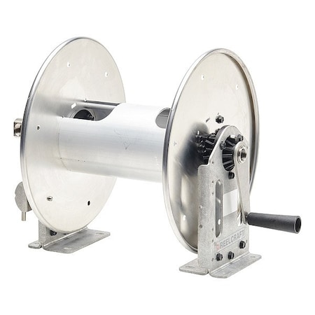 Reelcraft Hand Crank Hose Reel, Silver, 22 lb C23012 H 310