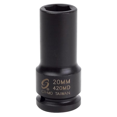 Sunex 3/4 in Drive 20Mm Deep Impact Socket 420MD