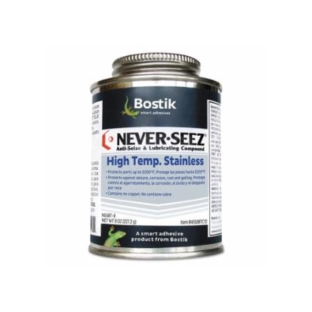 Never-Seez High Temperature Stainless Lubricating Compounds, 8 oz Brush Top Can 535-30803831