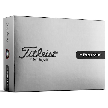 Titleist ProV1x Left Dash White Golf Balls, 12PK 113468