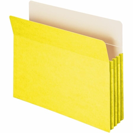 Smead File Pocket, StraightCut Tab, 312 Expansion, Letter Size, Yellow, 25 per Box 73233, Yellow SMD73233