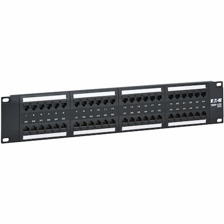 Tripp Lite Patch Panels, Plastic, 1 3/4 in H N252-P48