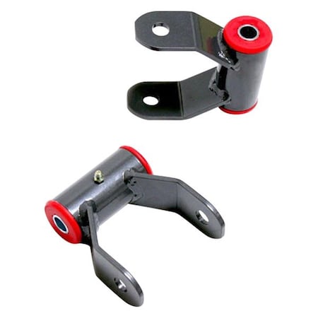 Whole-In-One Rear Lifted Leaf Spring Shackles with 1 in. Lift Height WH3640692