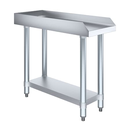 Amgood 30 in. x 12 in. Stainless Steel Equipment Stand ES-3012-Z