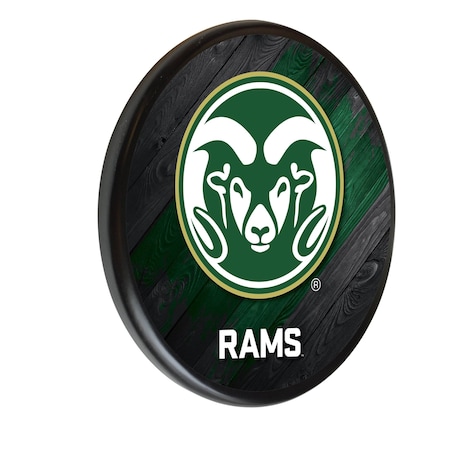 Holland Bar Stool Co Colorado State University 13" Solid Wood Sign WSgnPBlkColoSt