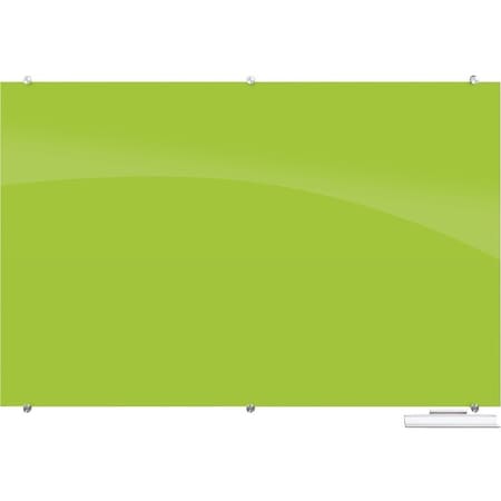 Mooreco Magnetic, Glass Board, 35.43"Hx47.24"W, Grn 83844-GREEN