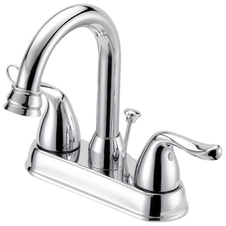 Boston Harbor Lavatory Faucet, 1.2 gpm, 2-Faucet Handle, 3-Faucet Hole, Metal/Plastic, Chrome Plated TQ-5111080CP