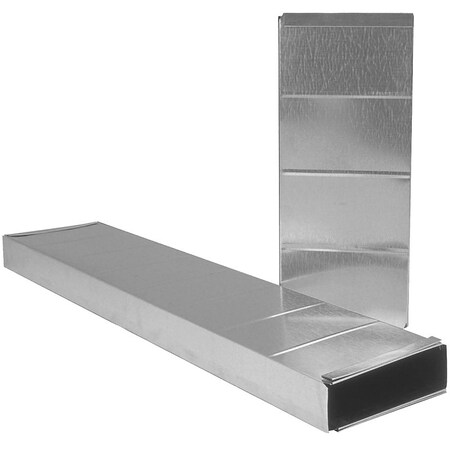 Imperial Stack Duct, 60 in L, 10 in W, 3-1/4 in H, 30 Gauge, Galvanized Steel GV0220