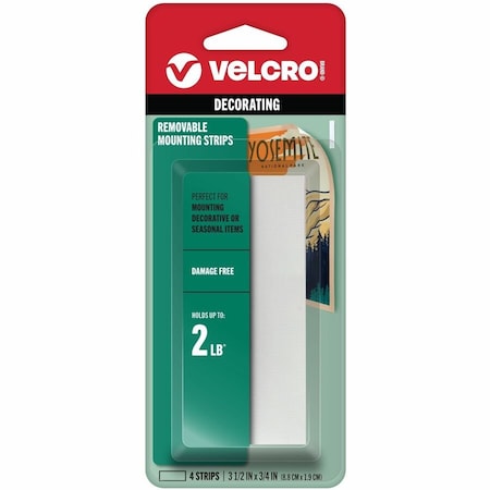 Velcro Brand 4CT 35x34 MNT Strips 95189