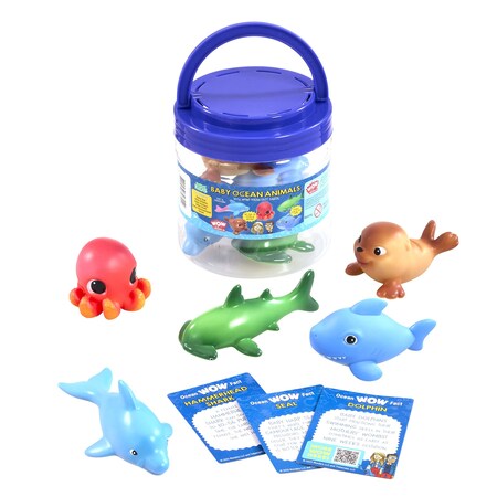 Goliath WOW in the World Soft Baby Ocean Animals Bucket 932355