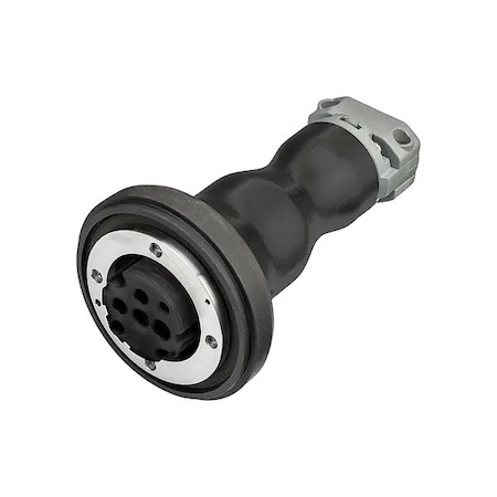 Hubbell Wiring Device-Kellems Pin & Sleeve Connector, 60 A, 125/347V AC, Single Phase, 2 Pole, IEC Grounding, NEMA 4X HBLBA3FN